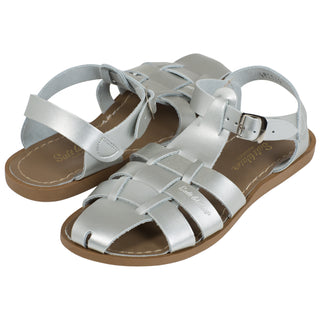 Fisherman Shark Original Silver Kids Sandal - 1990s - Salt-Water Sandals Asia