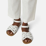 Retro White Womens Sandal - Salt-Water Sandals Asia