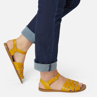 Retro Mustard Womens Sandal - Salt-Water Sandals Asia