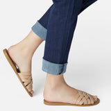 Retro Slide Latte Womens Sandal - Salt-Water Sandals Asia