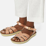 Swimmer Rose Gold Womens Sandal - Salt-Water Sandals Asia