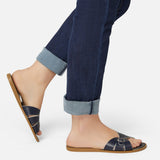 Classic Slide Navy Womens Sandal - Salt-Water Sandals Asia