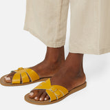 Classic Slide Mustard Womens Sandal - Salt-Water Sandals Asia