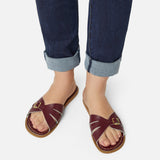 Classic Slide Claret Womens Sandal - 11:11 - 40% - Salt-Water Sandals Asia